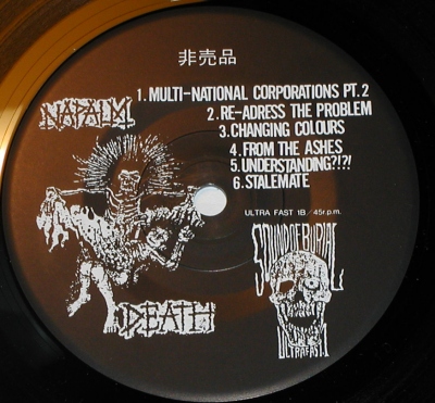 Napalm Death Label Hard Vinyl